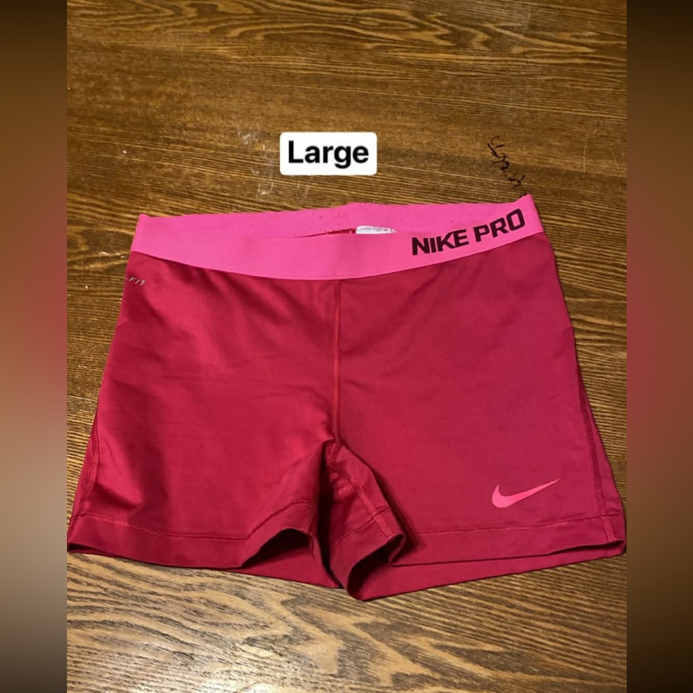 Nike Pro Women's Pink Athletic Shorts
